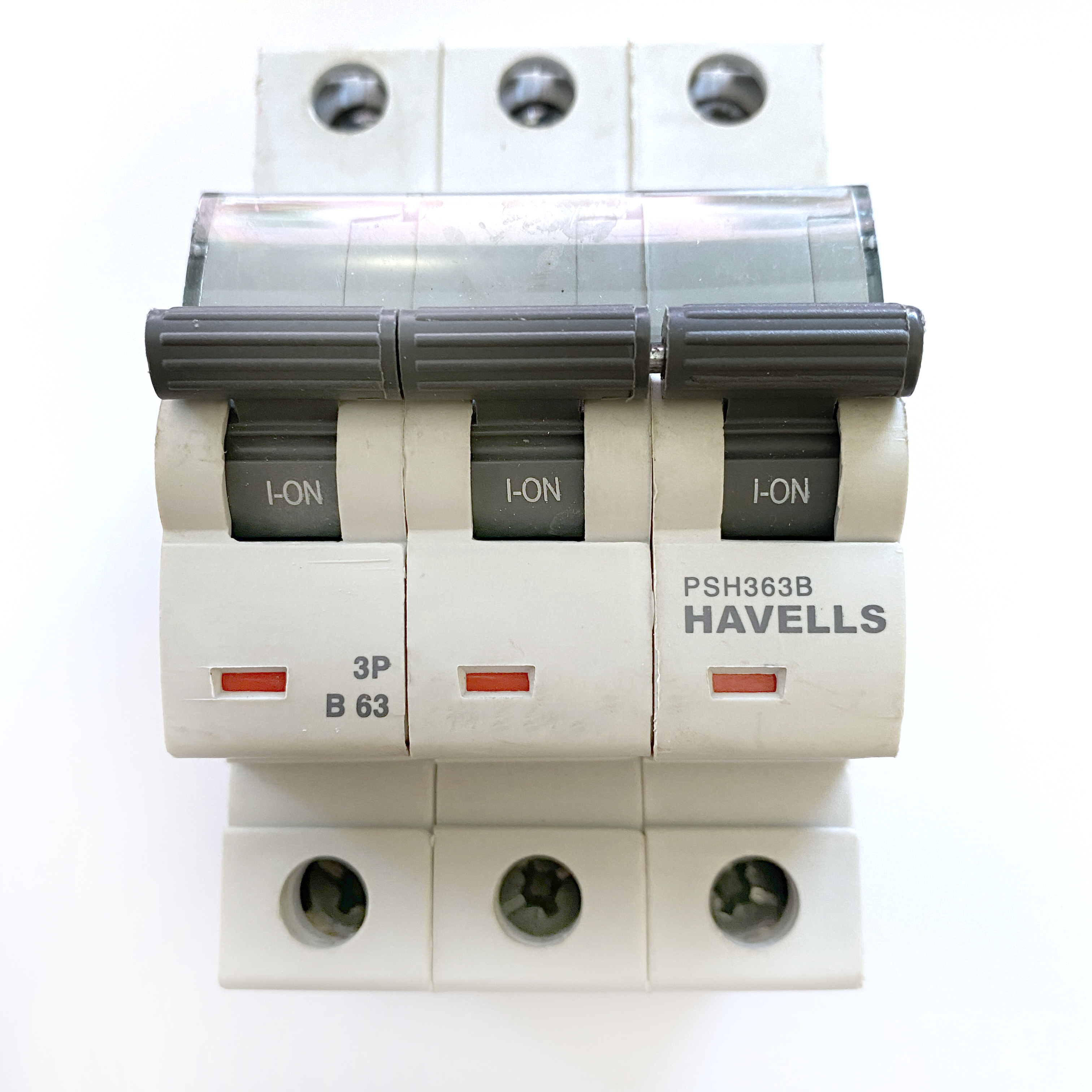Havells PowerSafe PSH363B B63 63A 63 Amp 3 Pole Phase MCB Circuit Breaker Type B